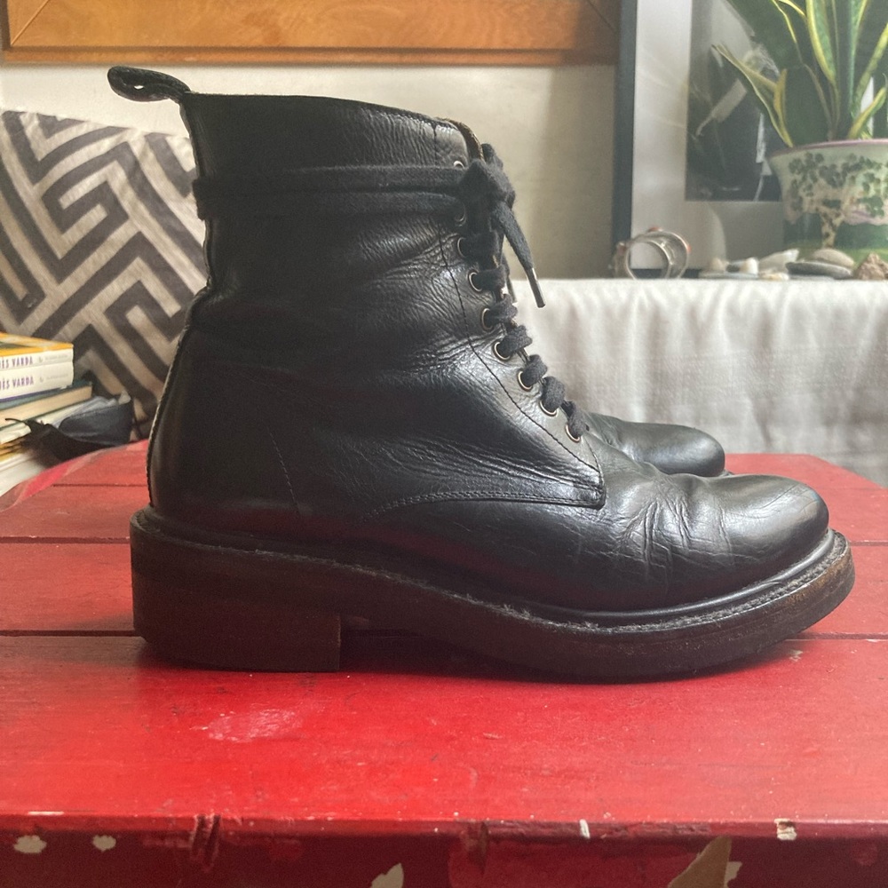 frye alice combat boots